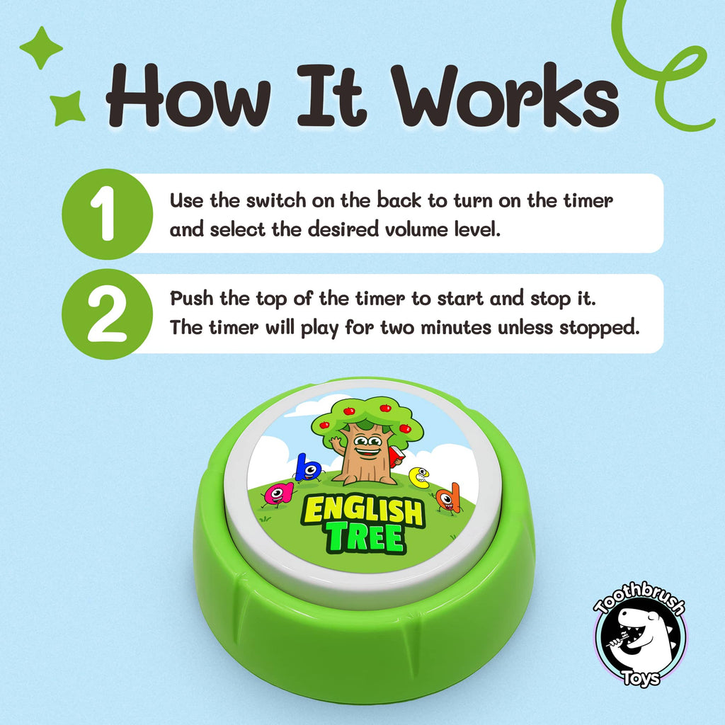 Toothbrush Toys Kids Toothbrush Timer - English Tree®