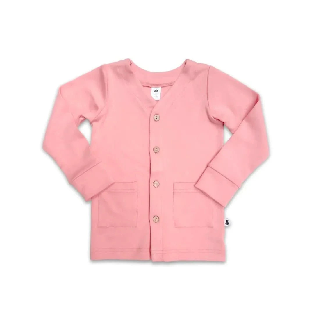 Youth Bamboo Cardigan | Rose
