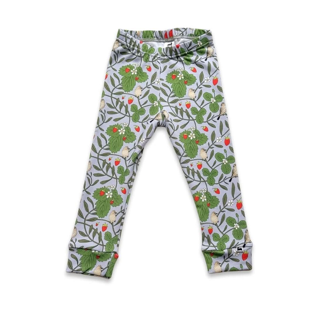 Youth Bamboo Leggings | Bison Plaid
