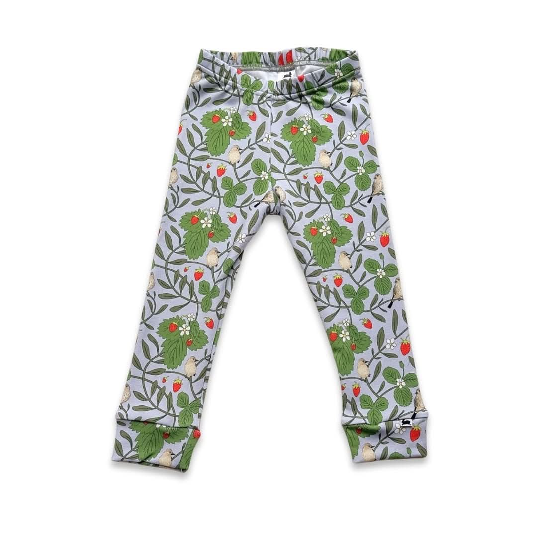 Youth Bamboo Leggings | Bison Plaid