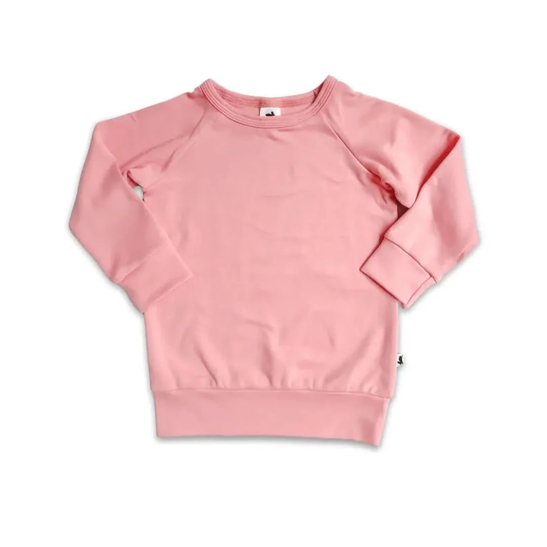 Baby/Kids' Bamboo Raglan Sleeve Pullover | Rose-0